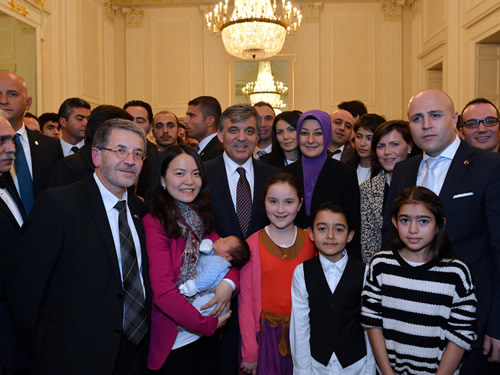 Cumhurbaşkanı Gül, Edinburgh’da Türk Vatandaşları ile Buluştu
